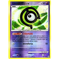 067 / 130 Unown C LIV.18 non comune foil reverse (IT) -NEAR MINT-