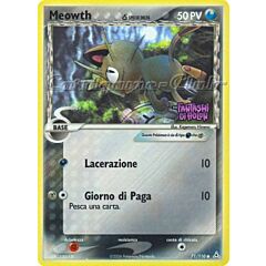 071 / 110 Meowth Delta Species comune foil speciale (IT) -NEAR MINT-