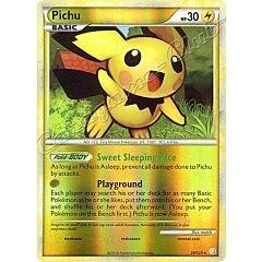 028 / 123 Pichu rara foil reverse (EN) -NEAR MINT-