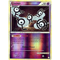 055 / 123 Unown non comune foil reverse (EN) -NEAR MINT-
