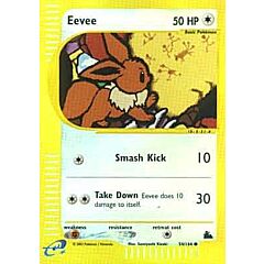 054 / 144 Eevee comune foil reverse (EN) -NEAR MINT-