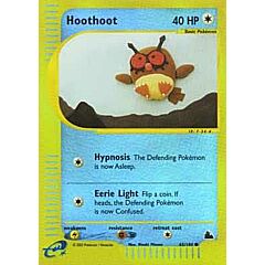 065 / 144 Hoothoot comune foil reverse (EN) -NEAR MINT-