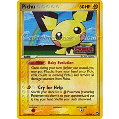 021 / 108 Pichu rara foil speciale (EN) -NEAR MINT-