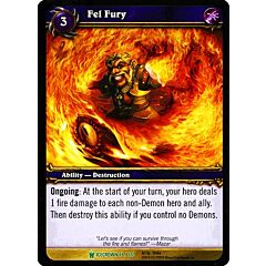 ICECROWN 076 / 220 Fel Fury non comune -NEAR MINT-
