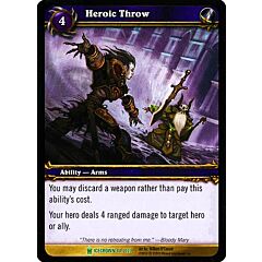 ICECROWN 084 / 220 Heroic Throw non comune -NEAR MINT-