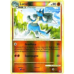 19 / 95 Lucario rara foil reverse (IT) -NEAR MINT-