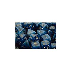dado Frosted Teal w/white confezione da 7 pezzi CHX27405