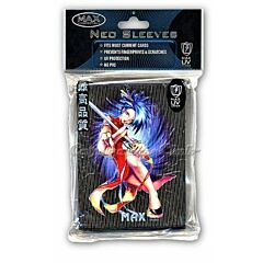 Proteggi carte standard pacchetto da 50 bustine Kung Fu Girl-Black