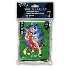 Proteggi carte standard pacchetto da 50 bustine Kung Fu Girl-Green