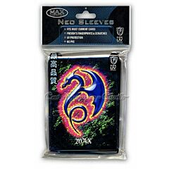 Proteggi carte standard pacchetto da 50 bustine Tribal Dragon Blue