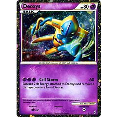 SL1 Deoxys rara prime foil (EN) -NEAR MINT-