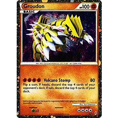 SL4 Groudon rara prime foil (EN) -NEAR MINT-