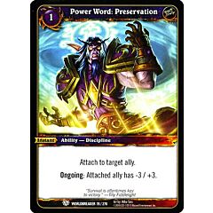 WORLDBREAKER 078 / 270 Power Word: Preservation comune (EN) -NEAR MINT-