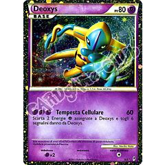 SL1 Deoxys rara prime foil (IT) -NEAR MINT-