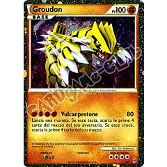 SL4 Groudon rara prime foil (IT) -NEAR MINT-