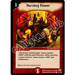 071/110 Burning Power comune (EN) -NEAR MINT-