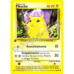058 / 102 Pikachu comune 1a edizione (IT) -NEAR MINT-