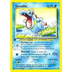 081 / 111 Totodile Lv. 20 comune 1a edizione (IT) -NEAR MINT-