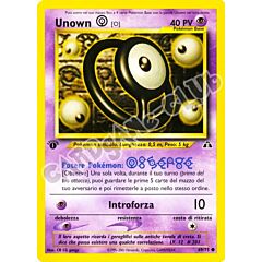 69 / 75 Unown O comune 1a edizione (IT) -NEAR MINT-