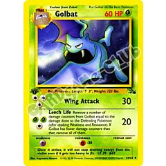 34 / 62 Golbat non comune 1st edition (EN) -NEAR MINT-