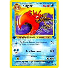 38 / 62 Kingler non comune 1st edition (EN) -NEAR MINT-