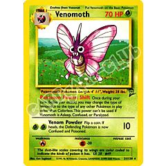 031 / 130 Venomoth rara unlimited (EN) -NEAR MINT-