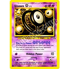 69 / 75 Unown O comune unlimited (EN) -NEAR MINT-