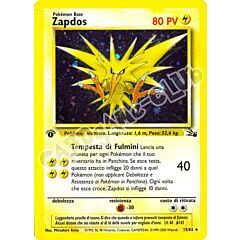 15 / 62 Zapdos rara foil 1a edizione (IT) -NEAR MINT-
