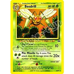 18 / 75 Beedrill rara unlimited (EN) -NEAR MINT-