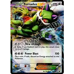 090 / 108 Tornadus Ex rara ex foil (EN) -NEAR MINT-
