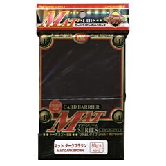 proteggi carte standard pacchetto da 80 bustine Mat Dark Brown
