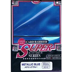 proteggi carte standard pacchetto da 80 bustine Metallic Blue