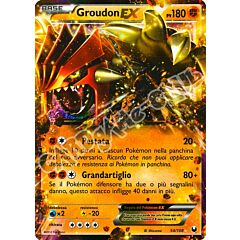 054 / 108 Groudon Ex rara ex foil (IT) -NEAR MINT-