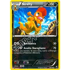 068 / 108 Scrafty rara foil reverse (IT)  -PLAYED-