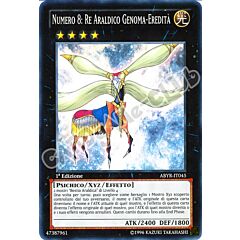 ABYR-IT045 Numero 8: Re Araldico Genoma-Eredita' super rara 1a Edizione (IT) -NEAR MINT-