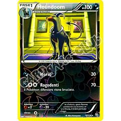 075 / 124 Houndoom rara foil reverse (IT)  -PLAYED-