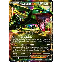 085 / 124 Rayquaza Ex rara ex foil (IT) -NEAR MINT-