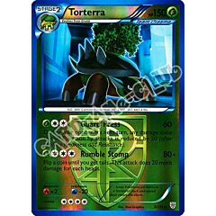 003 / 135 Torterra rara foil reverse (EN) -NEAR MINT-