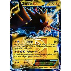 048 / 135 Zapdos EX rara ex (EN) -NEAR MINT-
