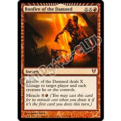129 / 244 Bonfire of the Damned rara mitica (EN) -NEAR MINT-