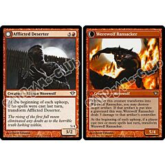 081 / 158 Afflicted Deserter / Werewolf Ransacker non comune (EN) -NEAR MINT-