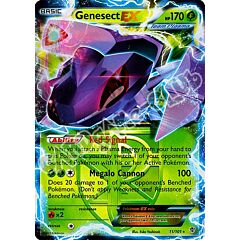 011 / 101 Genesect EX rara ex foil (EN) -NEAR MINT-
