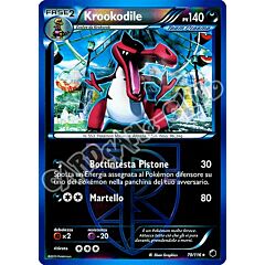 070 / 116 Krookodile rara foil reverse (IT)  -PLAYED-