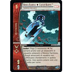 MAV-018 Monica Rambeau + Captain Marvel rara foil -NEAR MINT-