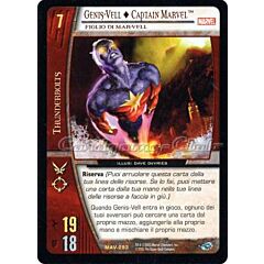 MAV-093 Genis-Vell + Captain Marvel rara -NEAR MINT-