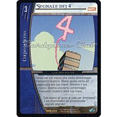MOR-073 Segnale dei 4 rara -NEAR MINT-