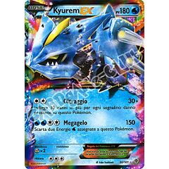 030 / 101 Kyurem EX rara ex foil (IT) -NEAR MINT-