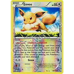 080 / 113 Eevee comune foil reverse (EN) -NEAR MINT-