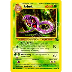 31 / 62 Arbok non comune unlimited (EN) -NEAR MINT-