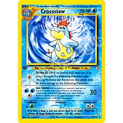 031 / 111 Croconaw Lv. 34 non comune 1st edition (EN) -NEAR MINT-